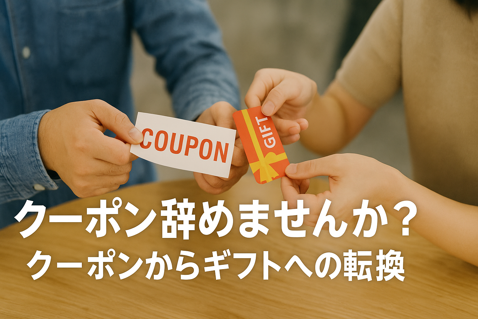 クーポンからギフト