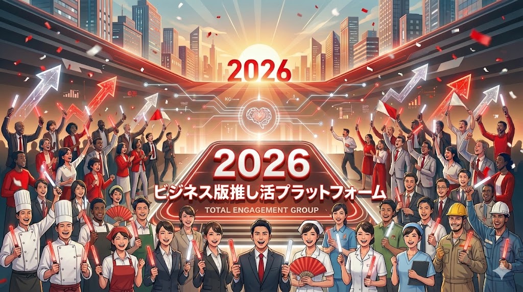 新年挨拶「ビジネス版推し活プラットフォーム」