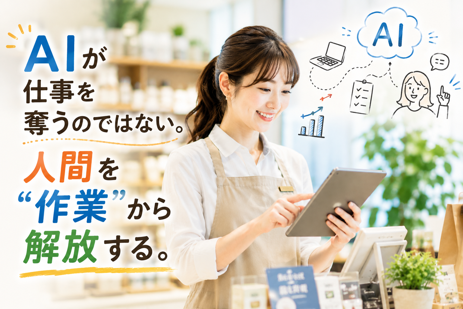 AIが作業を