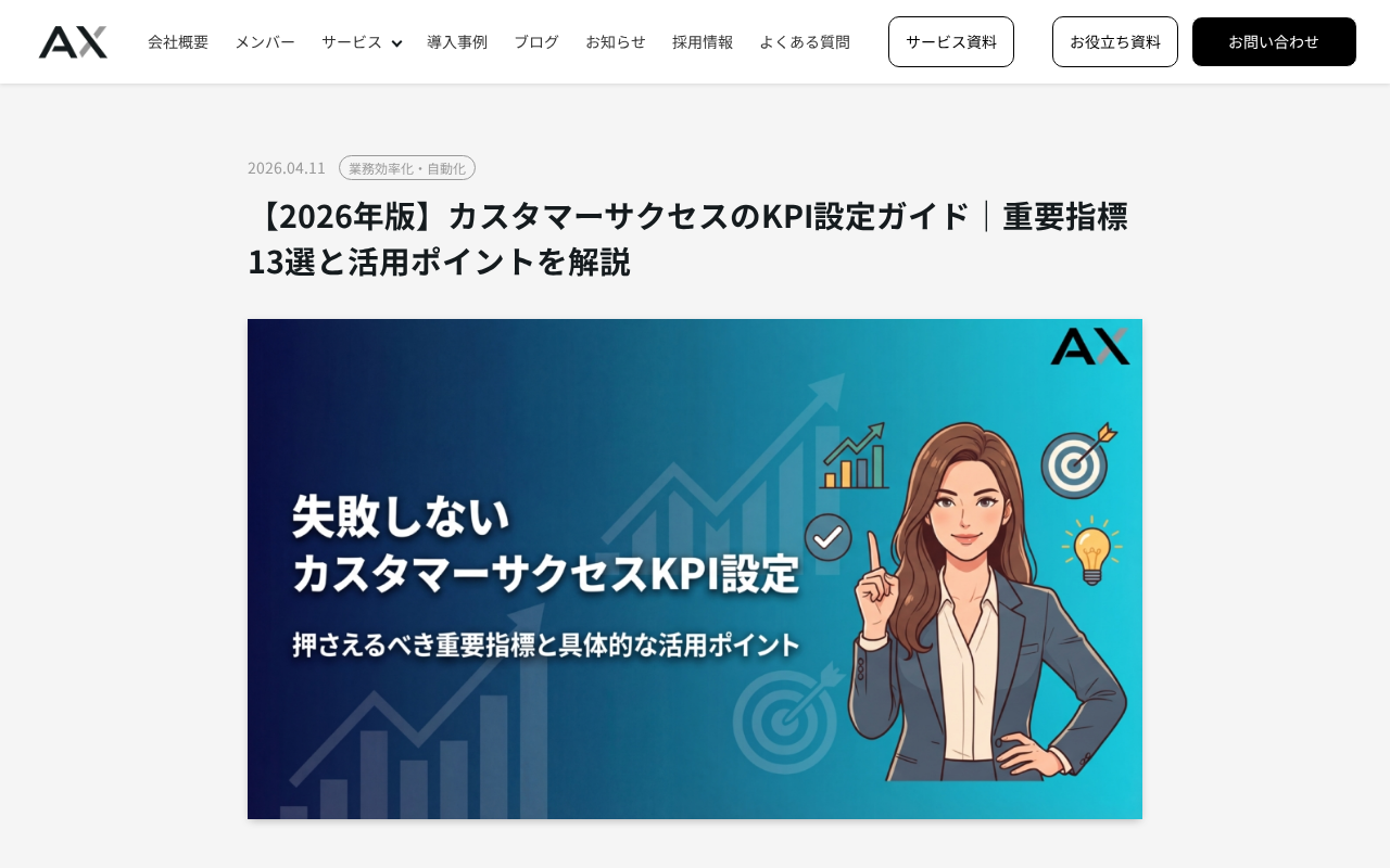 AX CSKPIガイドのトップページ