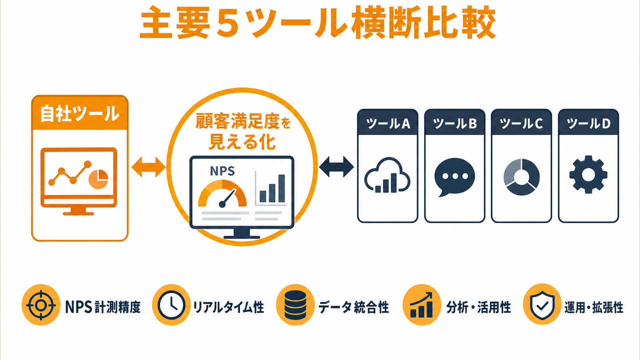 主要5ツール横断比較表