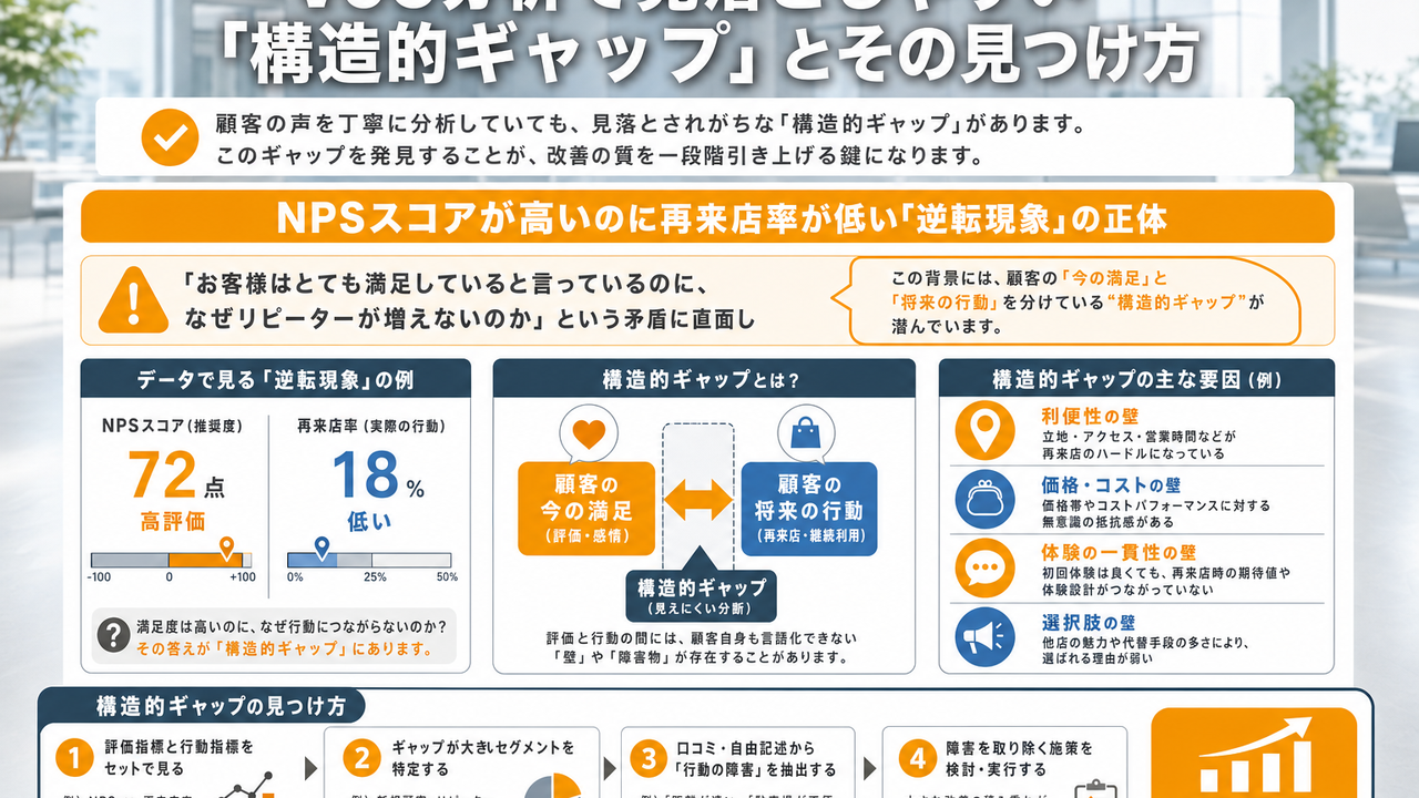 VoC分析で見落としやすい「構造的ギャップ」とその見つけ方
